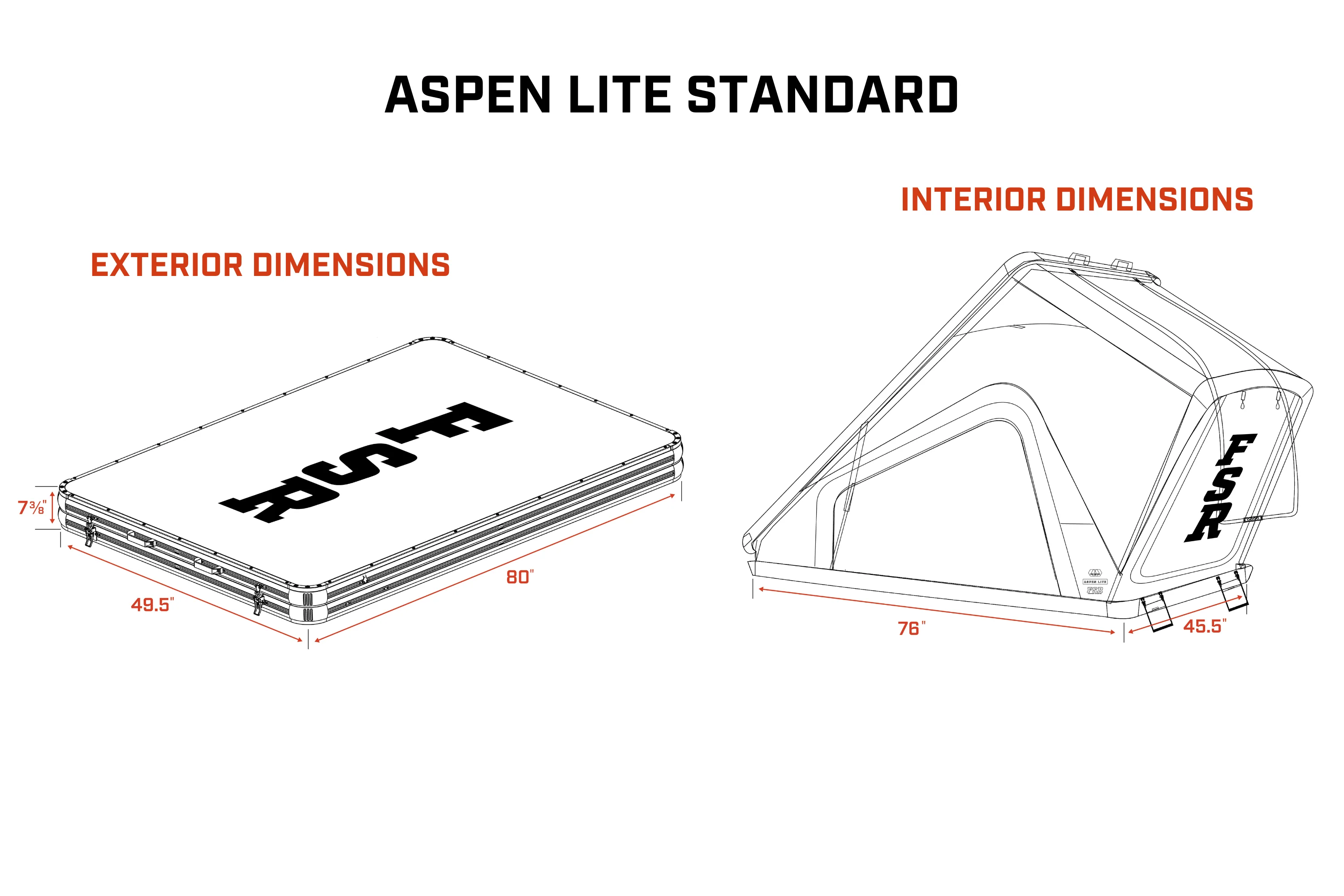 Freespirit Recreation Aspen Lite Standard - Rooftop Tent - Image 9