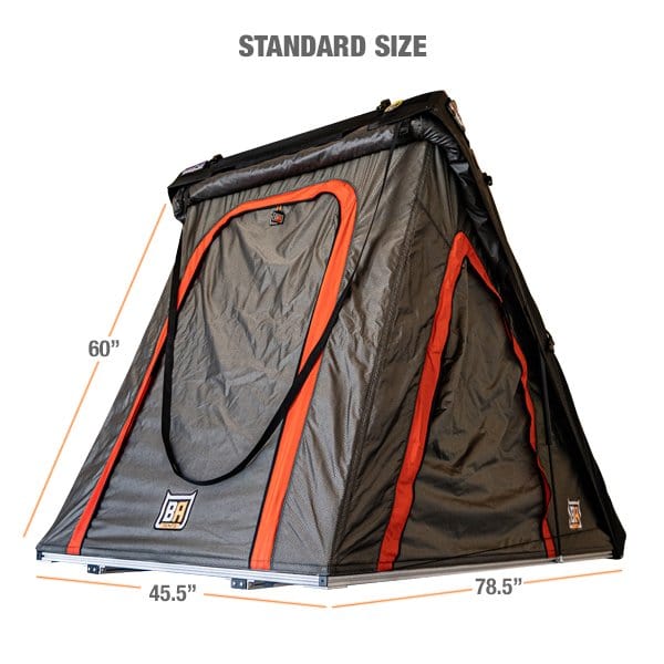 BadAss Tents PACKOUT™ Soft top Rooftop Tent (Universal Fit) - Black/Rhinotec Cover - Image 10