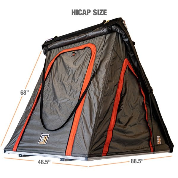BadAss Tents PACKOUT™ Soft top Rooftop Tent (Universal Fit) - Black/Rhinotec Cover - Image 11