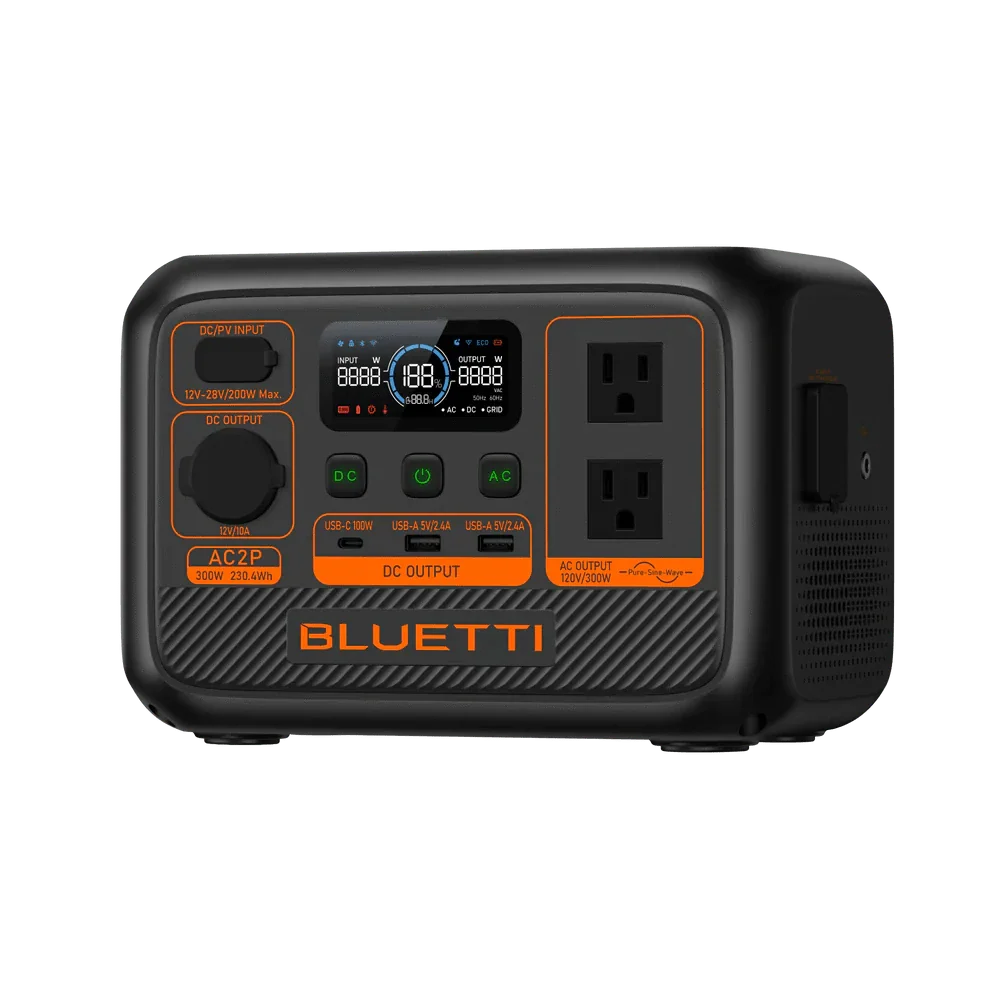 Bluetti AC2P Portable Power Station Solar Generator (300W | 230.4Wh) - Image 4