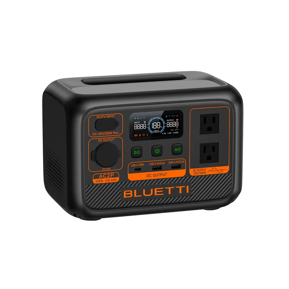 Bluetti AC2P Portable Power Station Solar Generator (300W | 230.4Wh) - Image 5