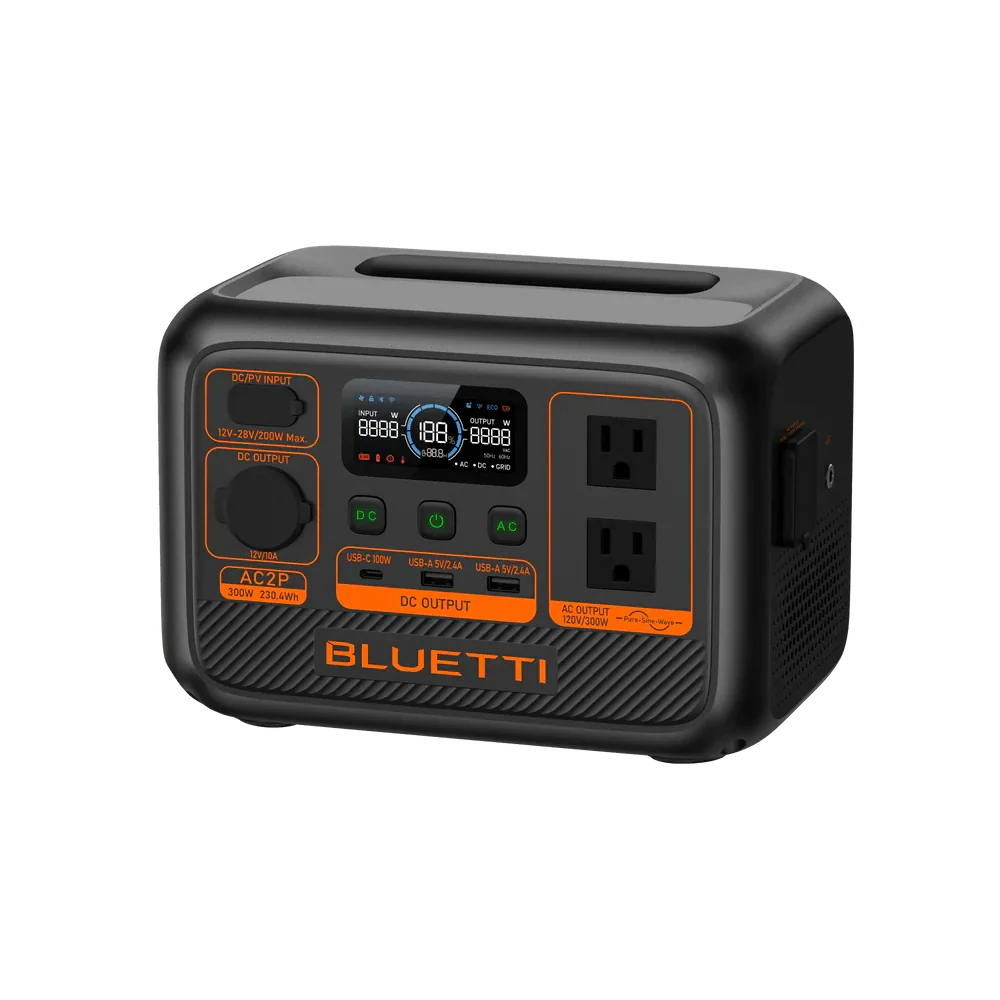 Bluetti AC2P Portable Power Station Solar Generator (300W | 230.4Wh) - Image 6