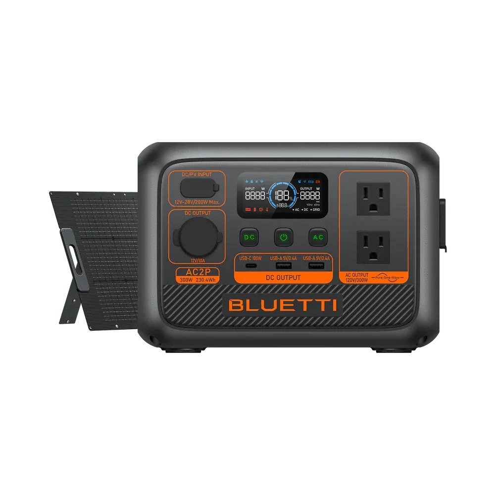 Bluetti AC2P Portable Power Station Solar Generator (300W | 230.4Wh) - Image 7