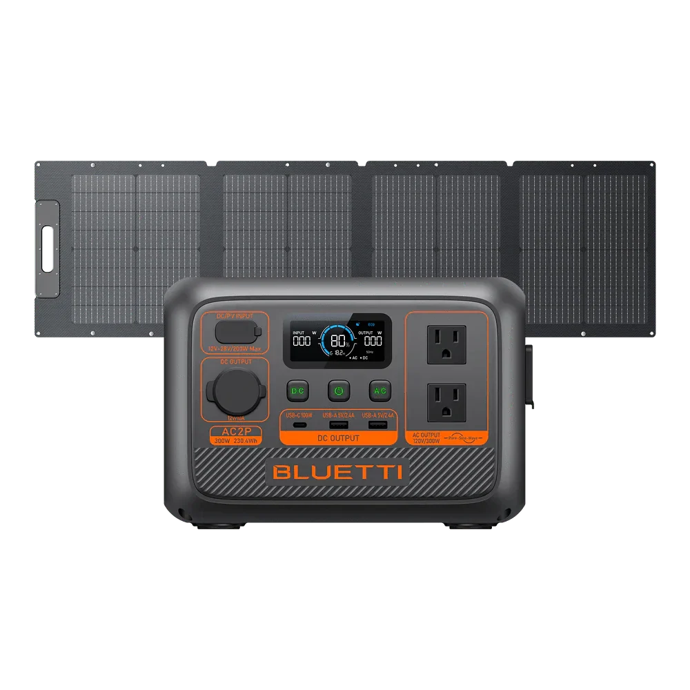 Bluetti AC2P Portable Power Station Solar Generator (300W | 230.4Wh) - Image 8
