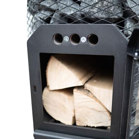 Cozy Heat O Thru-Wall 12kW Wood Burning Sauna Stove - Image 7