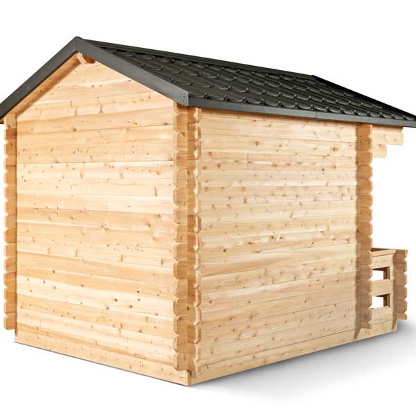 Dundalk Leisurecraft Canadian Timber Georgian Cabin Sauna with Porch | 6 Persons - Image 10