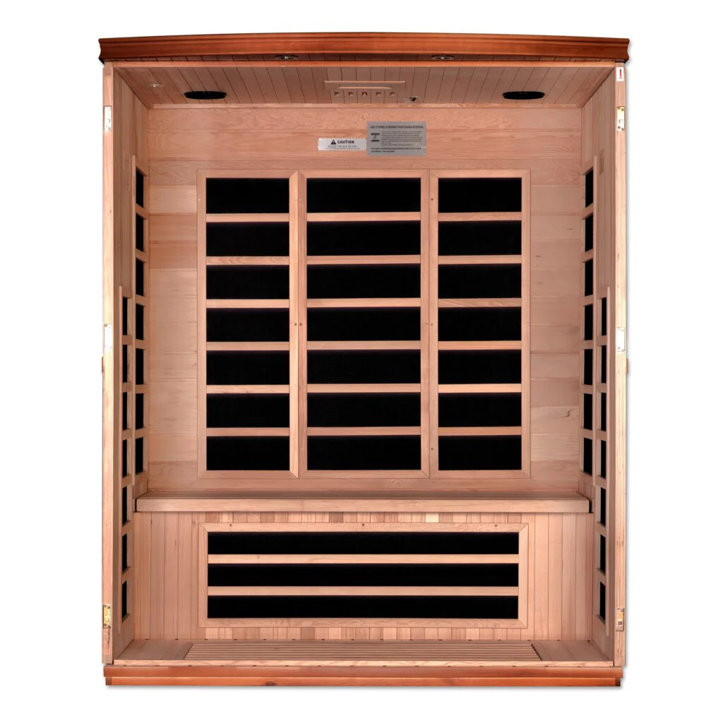 Dynamic Sauna Lugano Elite Ultra Low EMF Far Infrared Sauna | DYN-6336-02 Elite | 3 Persons - Image 5