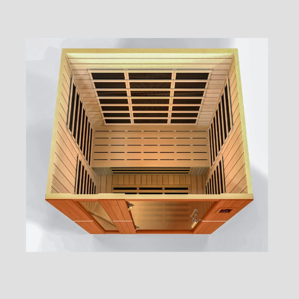 Dynamic Sauna Lugano Elite Ultra Low EMF Far Infrared Sauna | DYN-6336-02 Elite | 3 Persons - Image 6