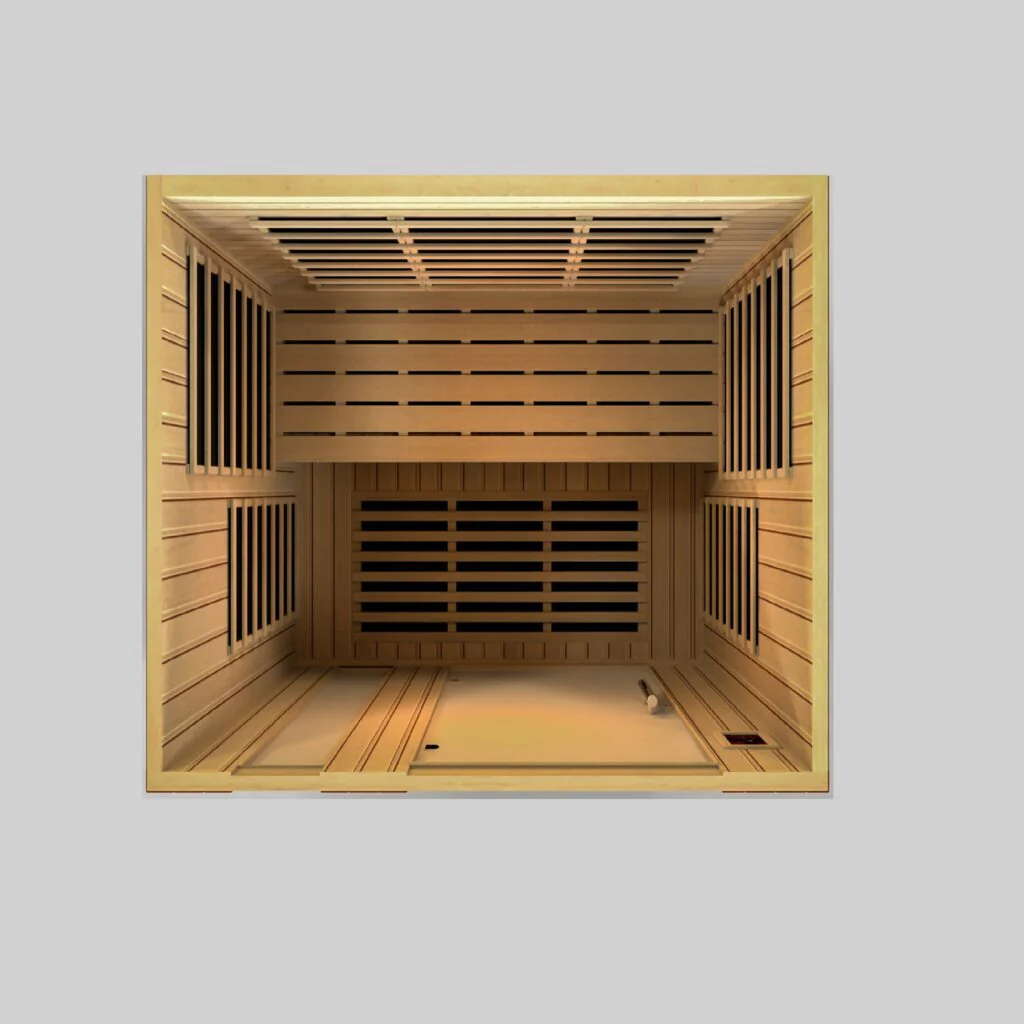 Dynamic Sauna Lugano Elite Ultra Low EMF Far Infrared Sauna | DYN-6336-02 Elite | 3 Persons - Image 7