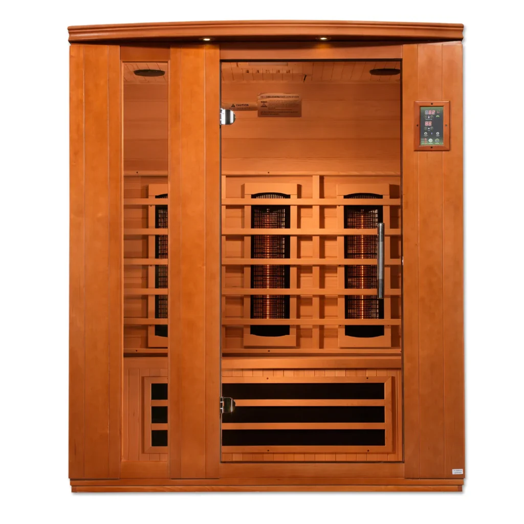 Dynamic Sauna Lugano Full Spectrum Infrared Sauna | DYN-6336-03 FS | 3 Persons - Image 3