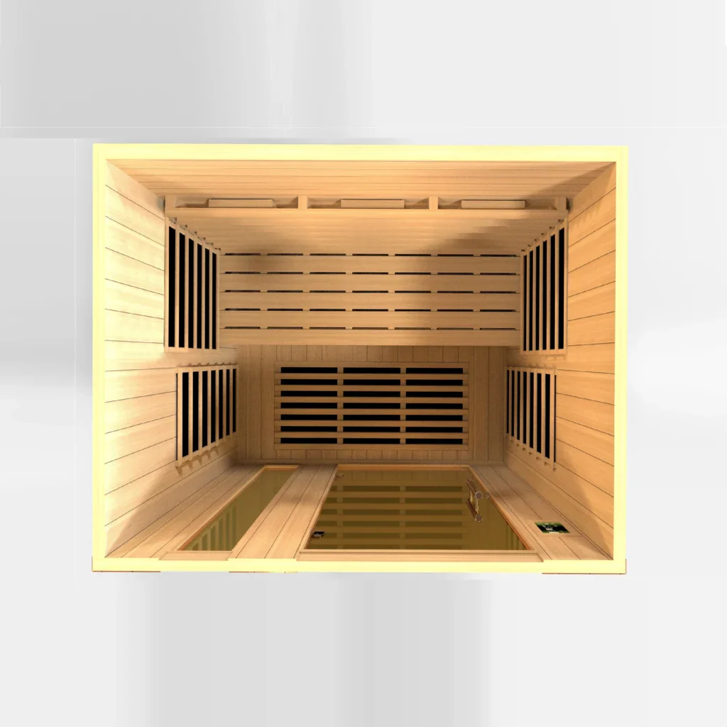 Dynamic Sauna Lugano Full Spectrum Infrared Sauna | DYN-6336-03 FS | 3 Persons - Image 5