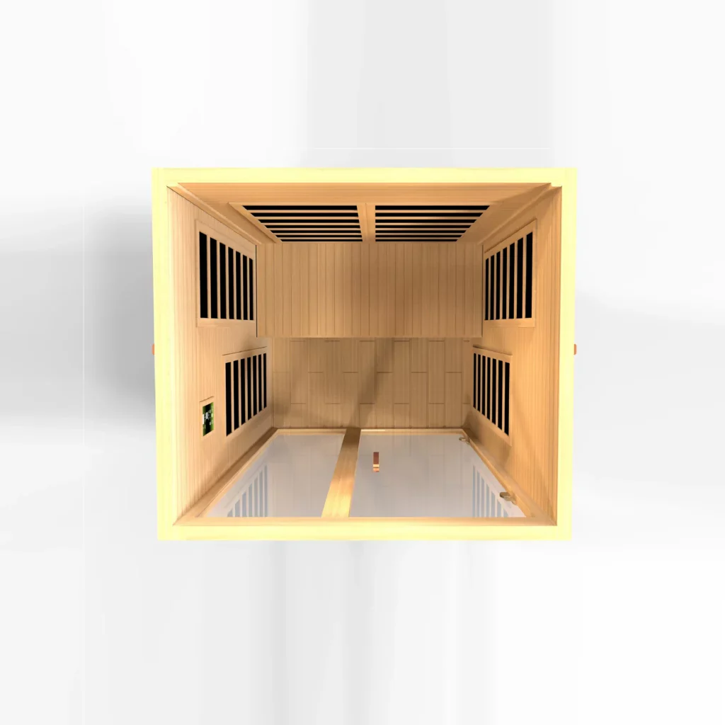 Dynamic Sauna Santiago Elite Ultra Low EMF Far Infrared Sauna | DYN-6209-02 Elite | 2 Persons - Image 5