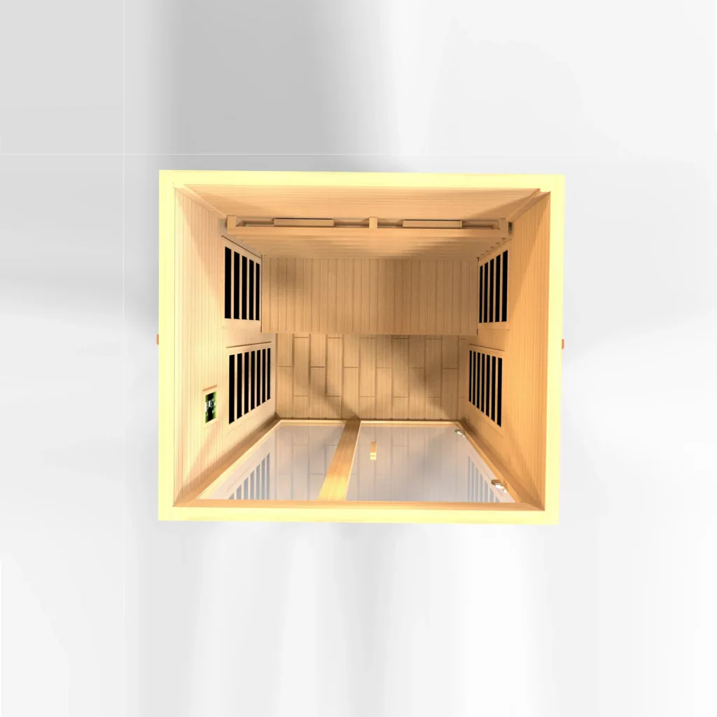 Dynamic Sauna Santiago Full Spectrum Infrared Sauna | DYN-6209-03 | 2 Persons - Image 5