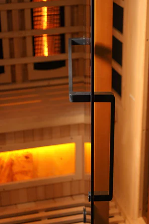 Golden Designs Full Spectrum Infrared Sauna with Himalayan Salt Bar | GDI-8030-03 | 3 Persons - Image 7