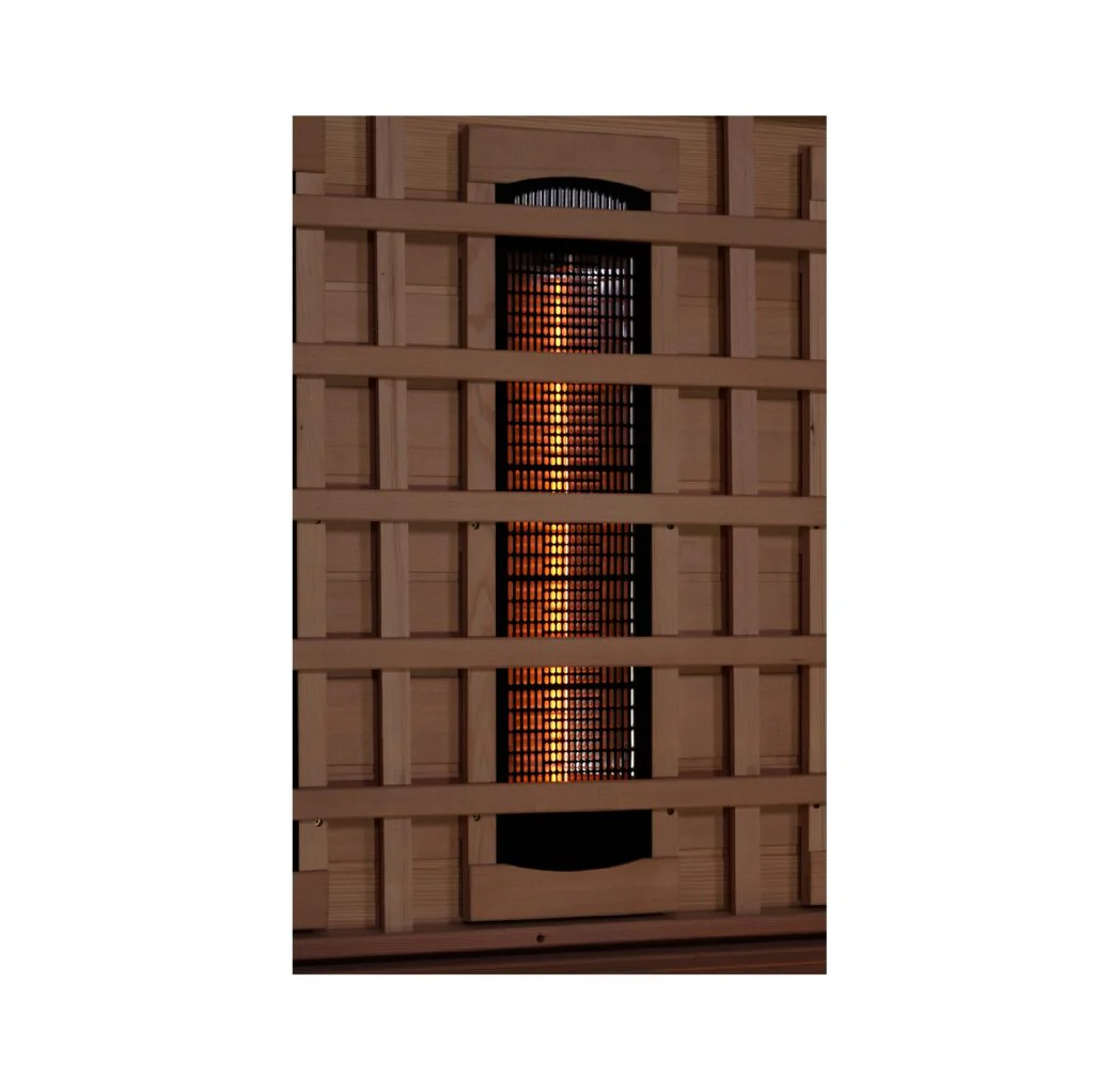 Golden Designs Full Spectrum Infrared Sauna with Himalayan Salt Bar | GDI-8260-01 | 6 Persons - Image 5