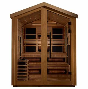 Golden Designs Kaskinen Outdoor Hybrid Sauna – Canadian Red Cedar Interior | GDI-8526-01 Kaskinen | 6 Person - Image 3