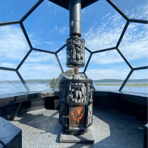 Harvia 1500mm Sauna Wood Stove Chimney Kit - Image 4