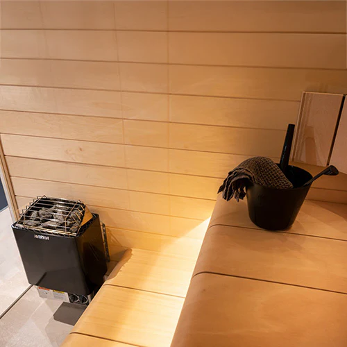 Harvia KIP60B 6kW Sauna Heater, Built-In Controls, Black - Image 3