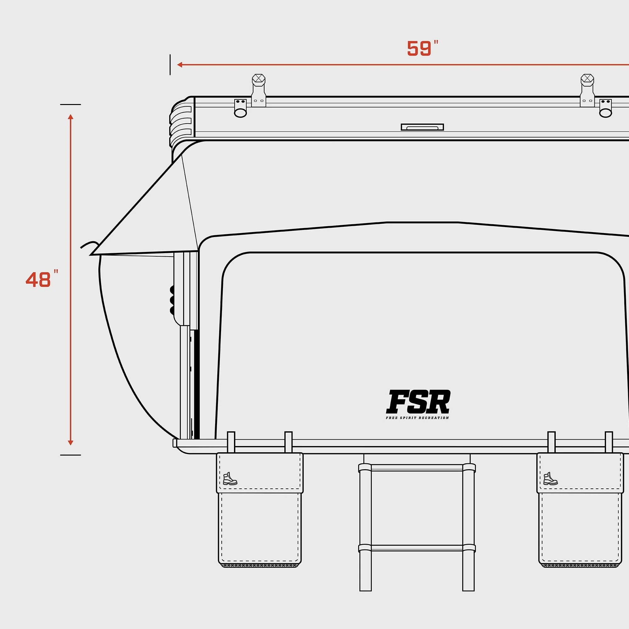 Freespirit Recreation Kali - Rooftop tent - Image 21