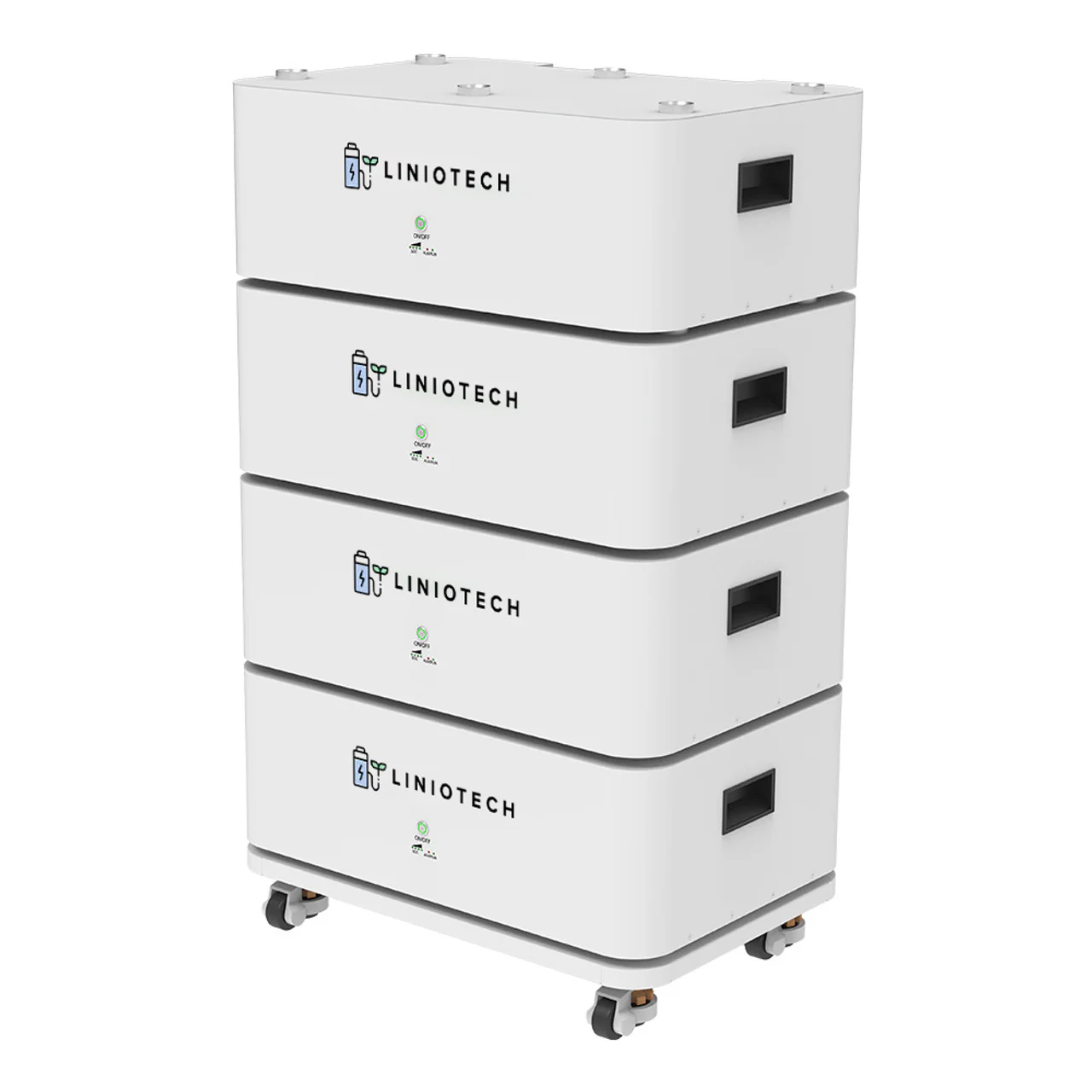 LINIOTECH 10 KWh 200Ah 48V LiFePO4 Lithium Solar Battery Brick Stackable - Image 5