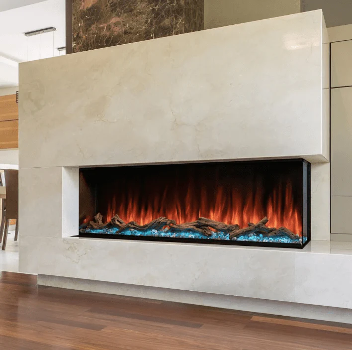 Modern Flames LANDSCAPE PRO MULTI 56" Multi-Sided Built-In Electric Fireplace (11.5" Deep - 56" x 16" Viewing) - Image 10