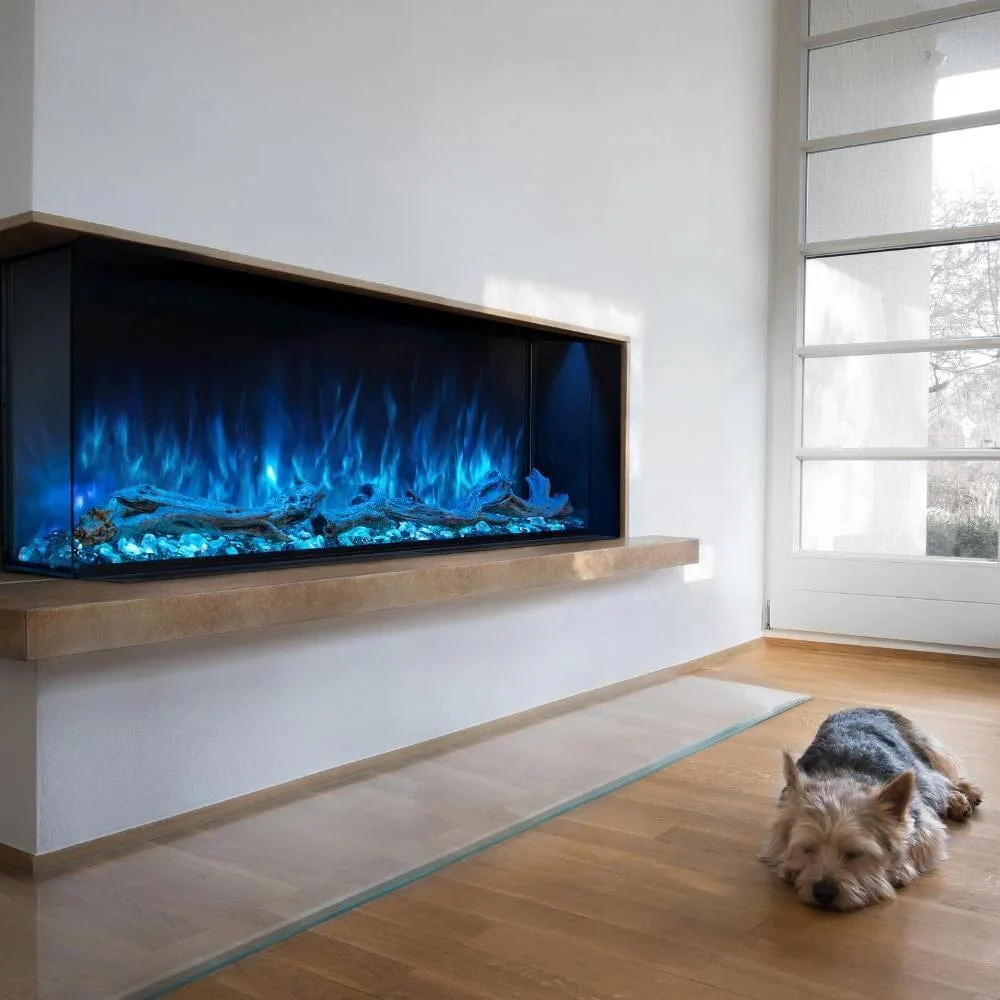 Modern Flames LANDSCAPE PRO MULTI 56" Multi-Sided Built-In Electric Fireplace (11.5" Deep - 56" x 16" Viewing) - Image 11