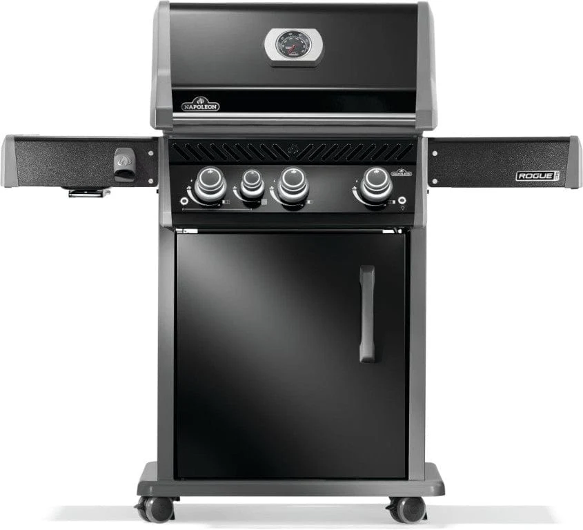 Napoleon Rogue® PRO 425 SIB Black Gas Grill with Infrared Side Burner