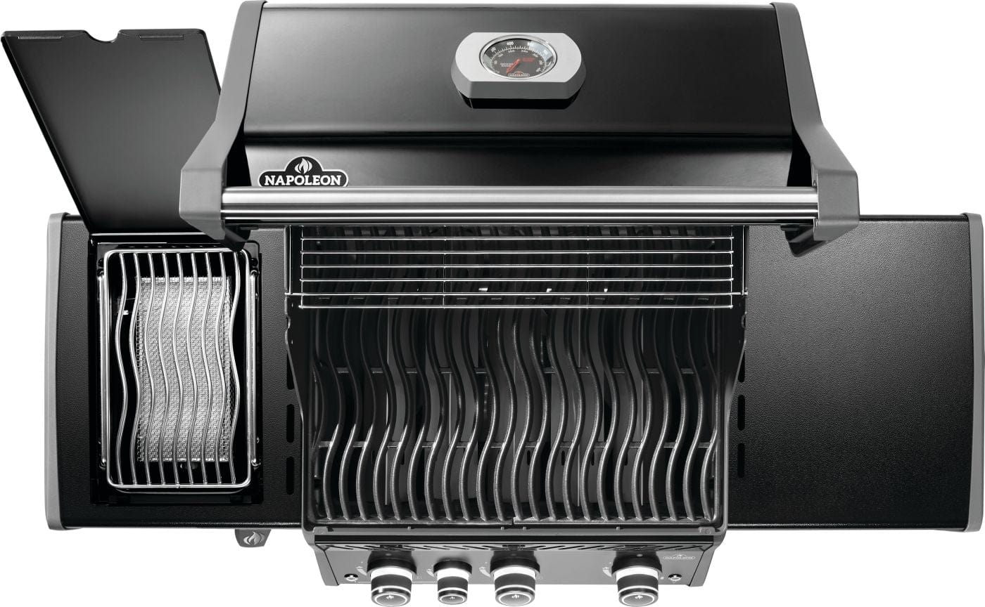 Napoleon Rogue® PRO 425 SIB Black Gas Grill with Infrared Side Burner - Image 10