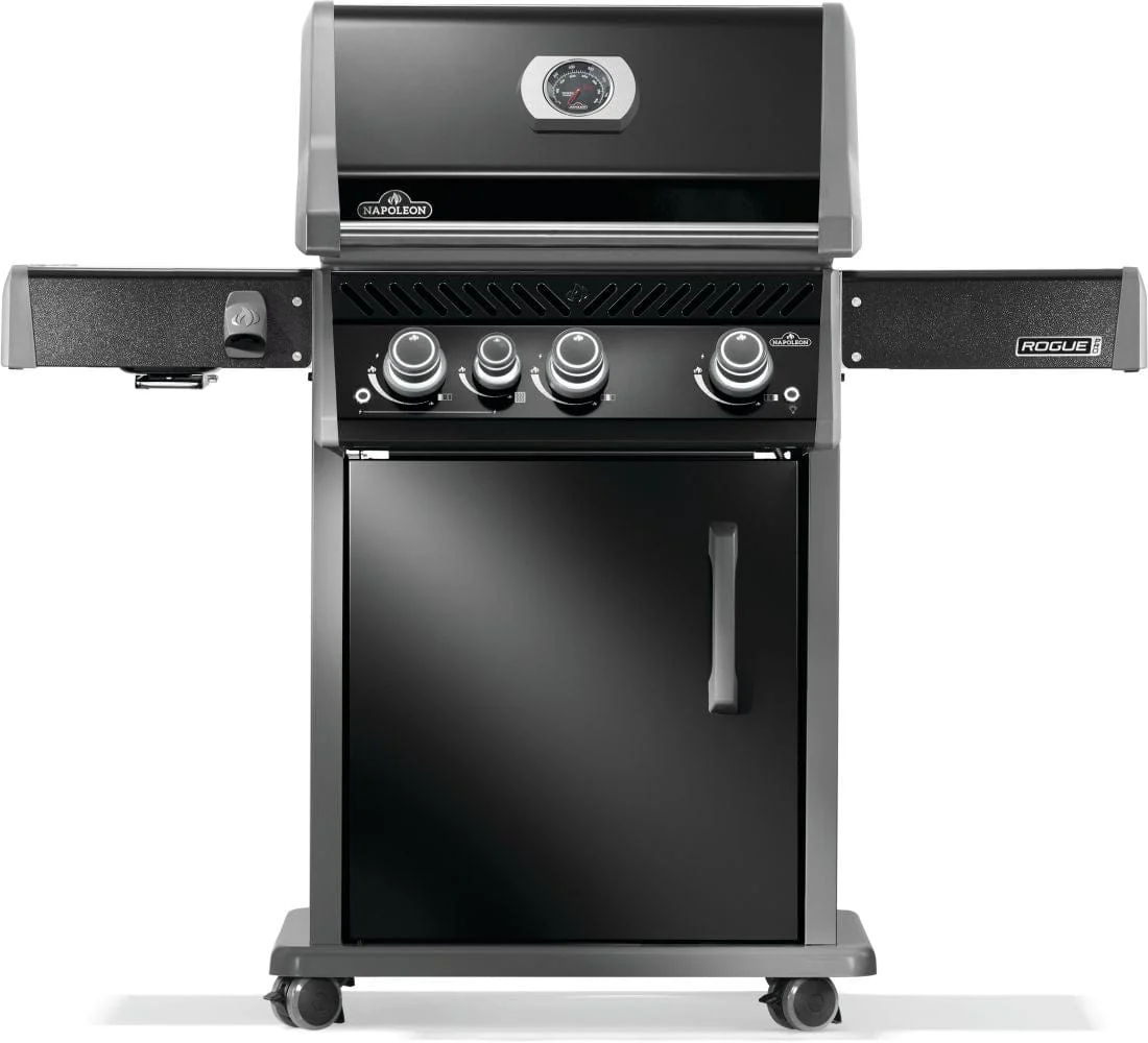 Napoleon Rogue® PRO 425 SIB Black Gas Grill with Infrared Side Burner - Image 2