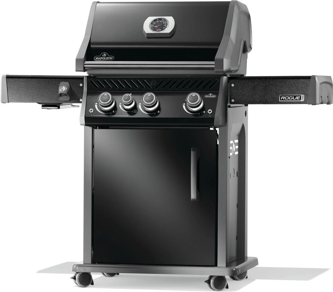Napoleon Rogue® PRO 425 SIB Black Gas Grill with Infrared Side Burner - Image 4