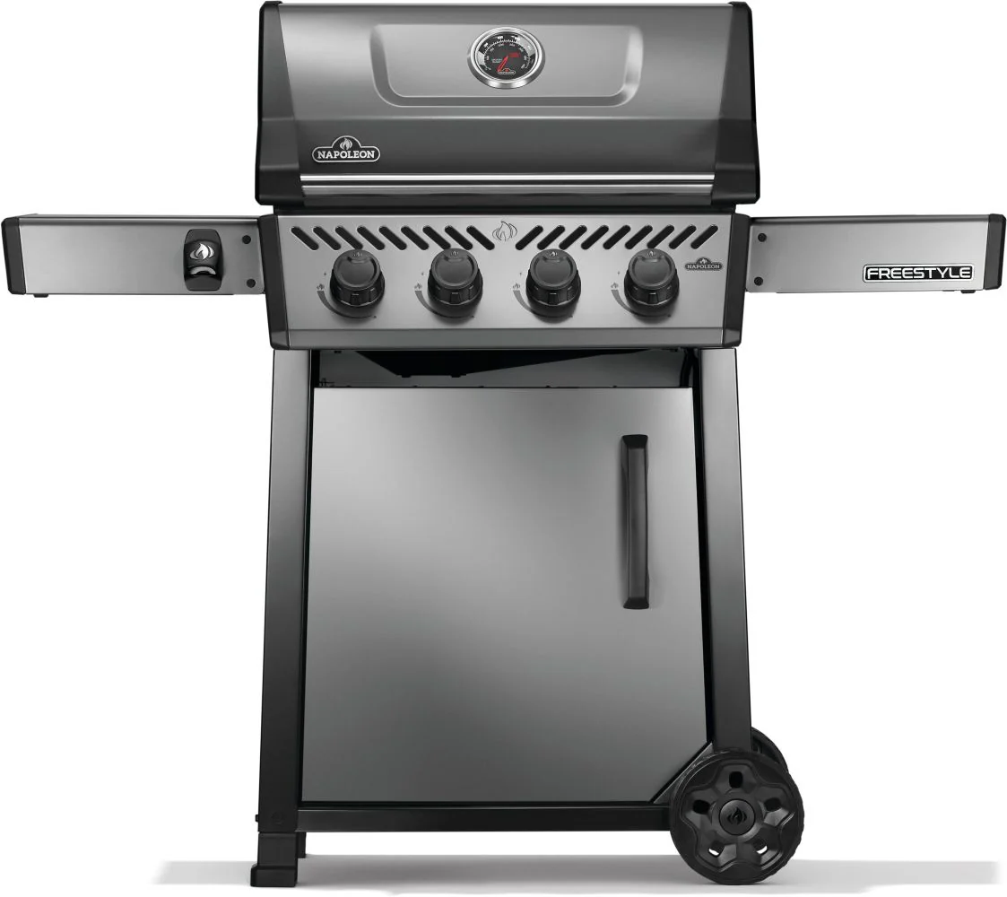 Napoleon Freestyle 425 Gunmetal Lid With Black Gas Grill - NG