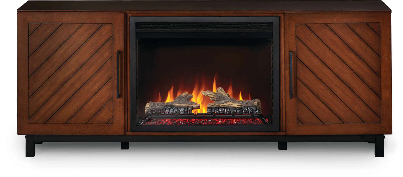 Napoleon The Bella Mantel Electric Fireplace Media Console with 26" Firebox - Image 5