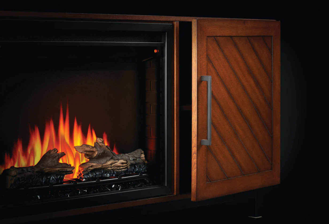 Napoleon The Bella Mantel Electric Fireplace Media Console with 26" Firebox - Image 6