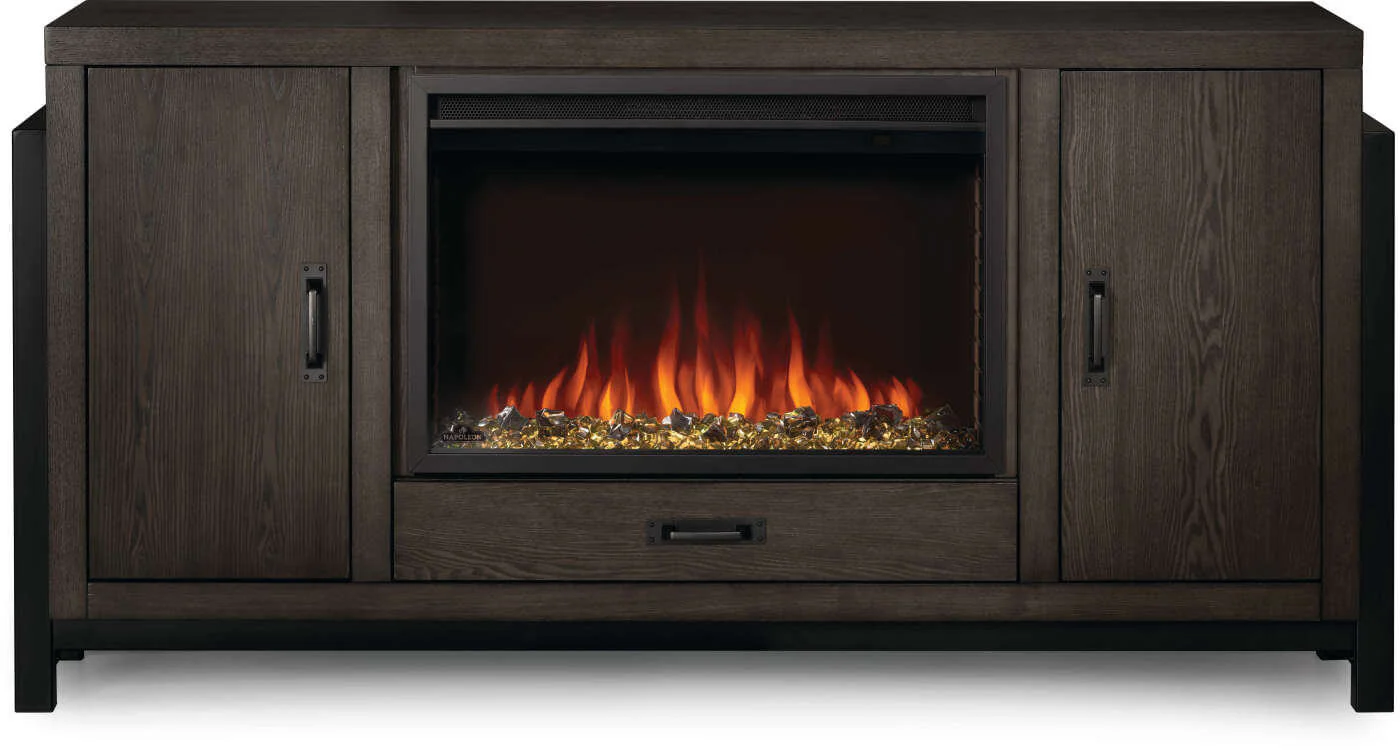Napoleon The Franklin Mantel Electric Fireplace Media Console with 30" Firebox - Image 4