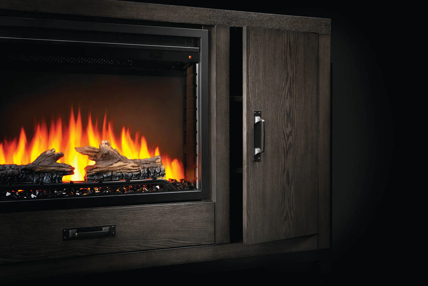 Napoleon The Franklin Mantel Electric Fireplace Media Console with 30" Firebox - Image 7