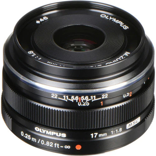 Olympus M.Zuiko Premium 17mm f1.8 Lens Black - Image 3