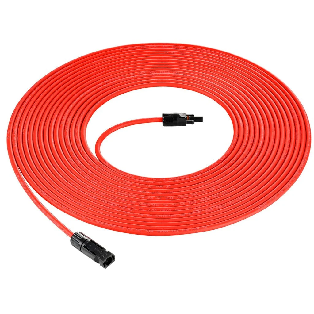 Rich Solar 10 Gauge (10AWG) Solar Panel Extension Cable Wire with Solar Connectors - Image 3