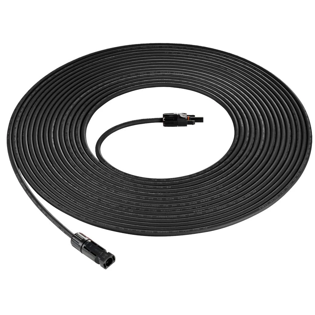 Rich Solar 10 Gauge (10AWG) Solar Panel Extension Cable Wire with Solar Connectors - Image 4