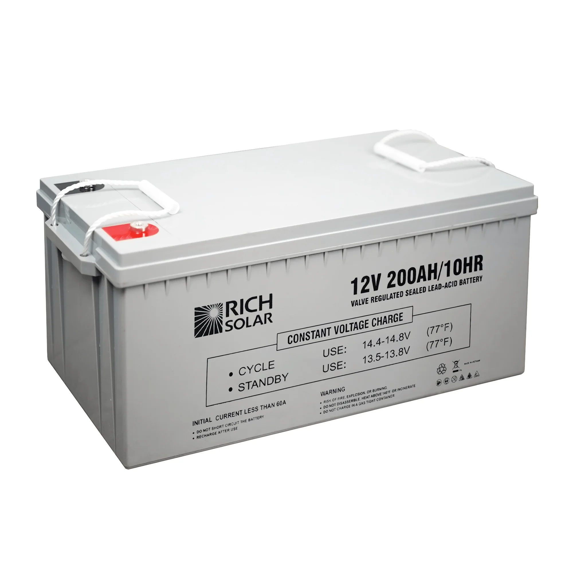 Rich Solar 12V 200Ah Deep Cycle AGM Battery - Image 3