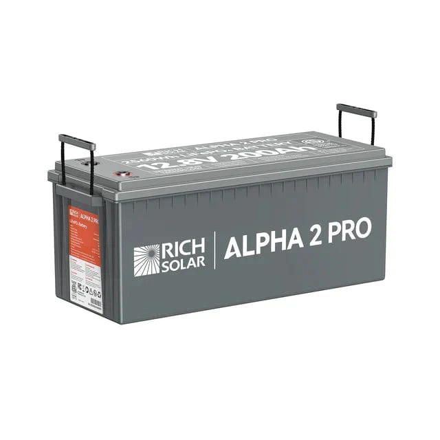 Rich Solar ALPHA 2 PRO | 12V 200Ah LiFePO4 Lithium Iron Phosphate Battery | Internal Heat Technology | Built-in Bluetooth | UL1973 Certified - Image 4