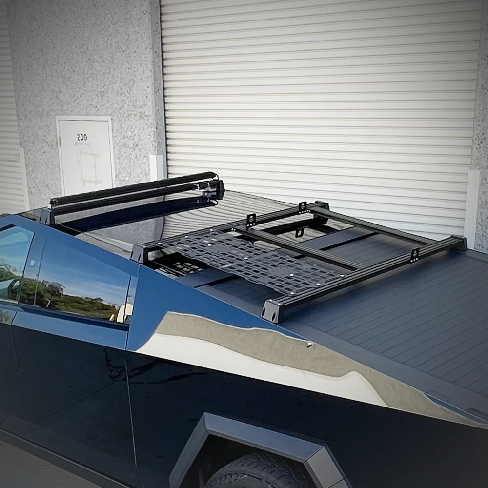 CYBERTRUCKco TESLA Cybertruck Heavy Duty Billet Aluminum Cross Bar System - Image 15