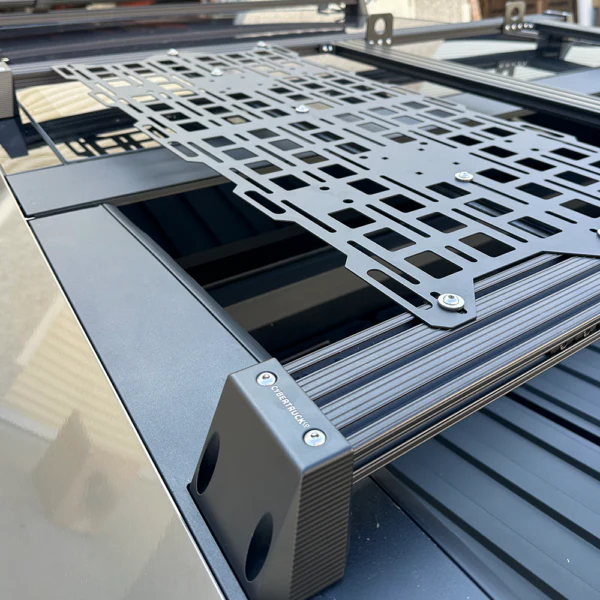 CYBERTRUCKco TESLA Cybertruck Heavy Duty Billet Aluminum Cross Bar System - Image 16
