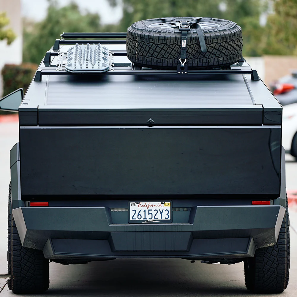 CYBERTRUCKco TESLA Cybertruck Heavy Duty Billet Aluminum Cross Bar System - Image 3