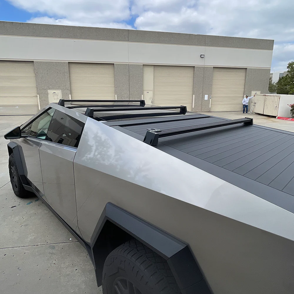 CYBERTRUCKco TESLA Cybertruck Heavy Duty Billet Aluminum Cross Bar System - Image 4