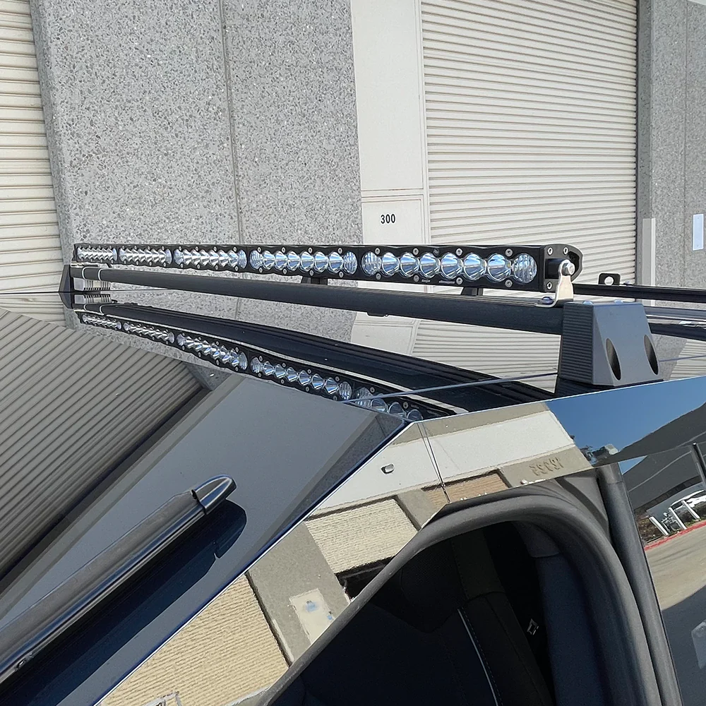 CYBERTRUCKco TESLA Cybertruck Heavy Duty Billet Aluminum Cross Bar System - Image 5