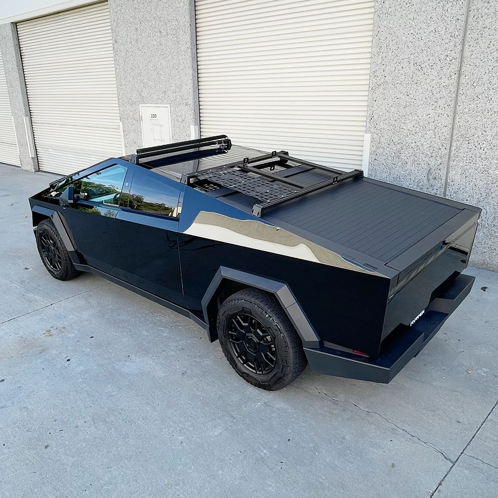CYBERTRUCKco TESLA Cybertruck Heavy Duty Billet Aluminum Cross Bar System - Image 6