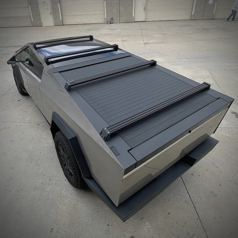 CYBERTRUCKco TESLA Cybertruck Heavy Duty Billet Aluminum Cross Bar System - Image 9
