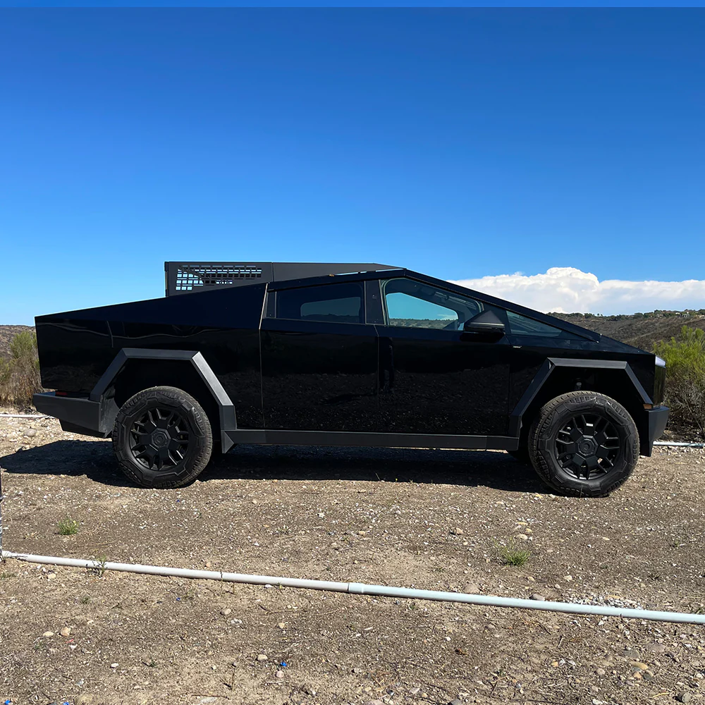 CYBERTRUCKco TESLA CYBERTRUCK MOTO RACK -Stainless Steel & Aluminum Matte Black - Image 6